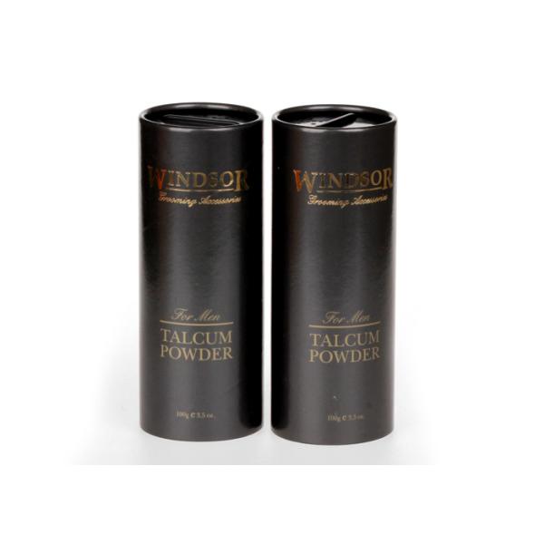 Черные обозначая банки упаковывая, роскошные круглые коробки бумаги искусства подарка