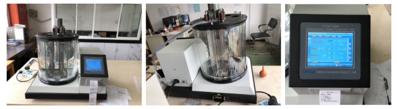 BD-D445-1884B Density, Kinematic Viscosity, Viscosity Index Tester, Viscometer, 4 samples, ASTM D445 petroleum Lubricating oils 