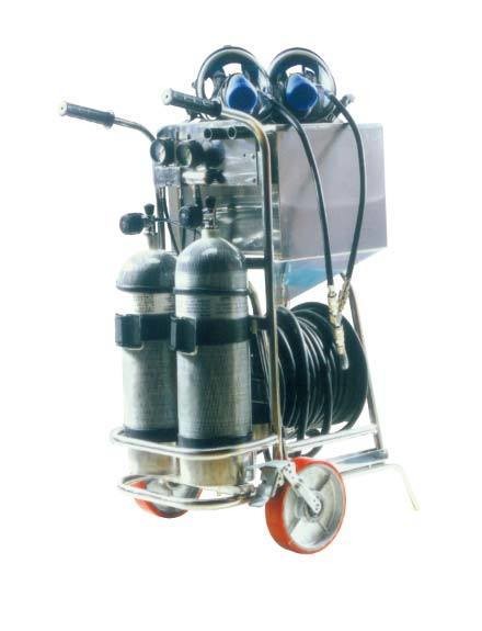 High-Performance Breathing Air Cart | Adjustable Handle & Large-Flow Output Regulator