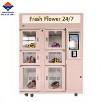 Variété de bouquets et de tiges individuelles - Distributeur automatique de fleurs avec options de personnalisation de la marque