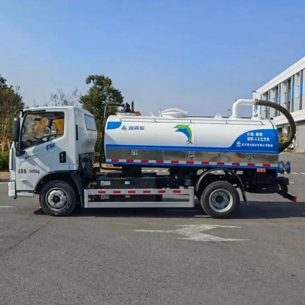 Special Electric Septic Tank Pumping Truck for Custom's Requirement and Customized Design Options