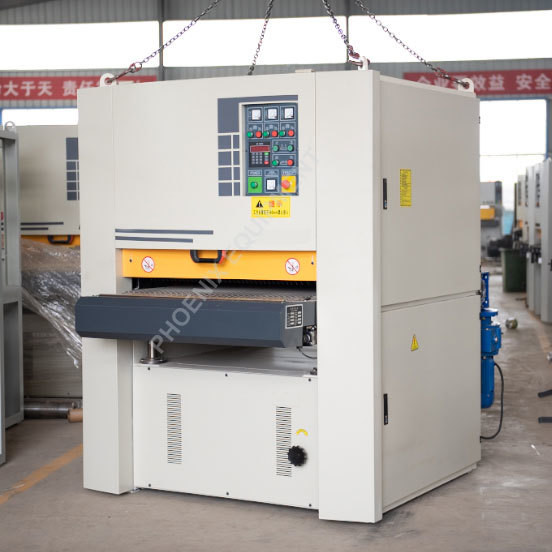 190mm Third Roller Diameter Double-Sided Sanding Machine for Wooden Boards at 0.6Mpa
