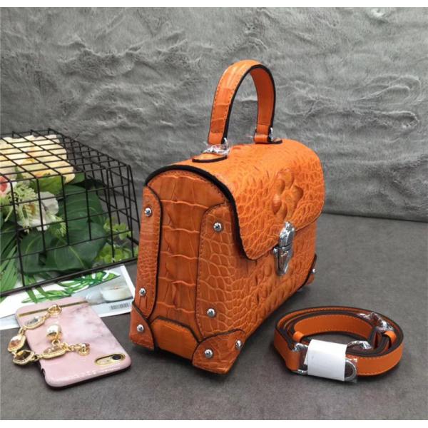 Fashion Designer Genuine Crocodile Skin Female Small Purse Studs Handbag Exotic Alligator Leather Lady Shoulder Bag