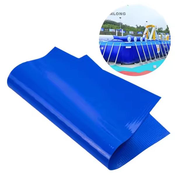 Adult Kid PVC Coated Tarpaulin 600GSM Movable Swimming Pool Tarpaulin