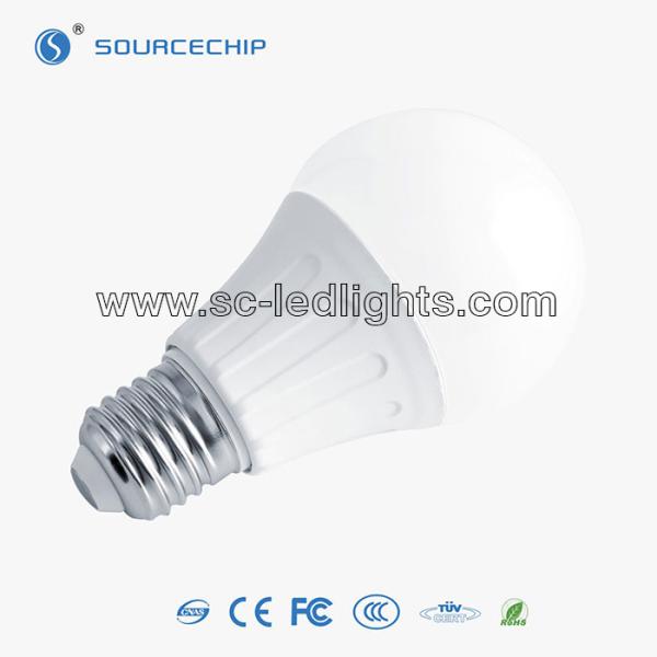 Indoor lighting white 300 degree 5w LED bulb light
