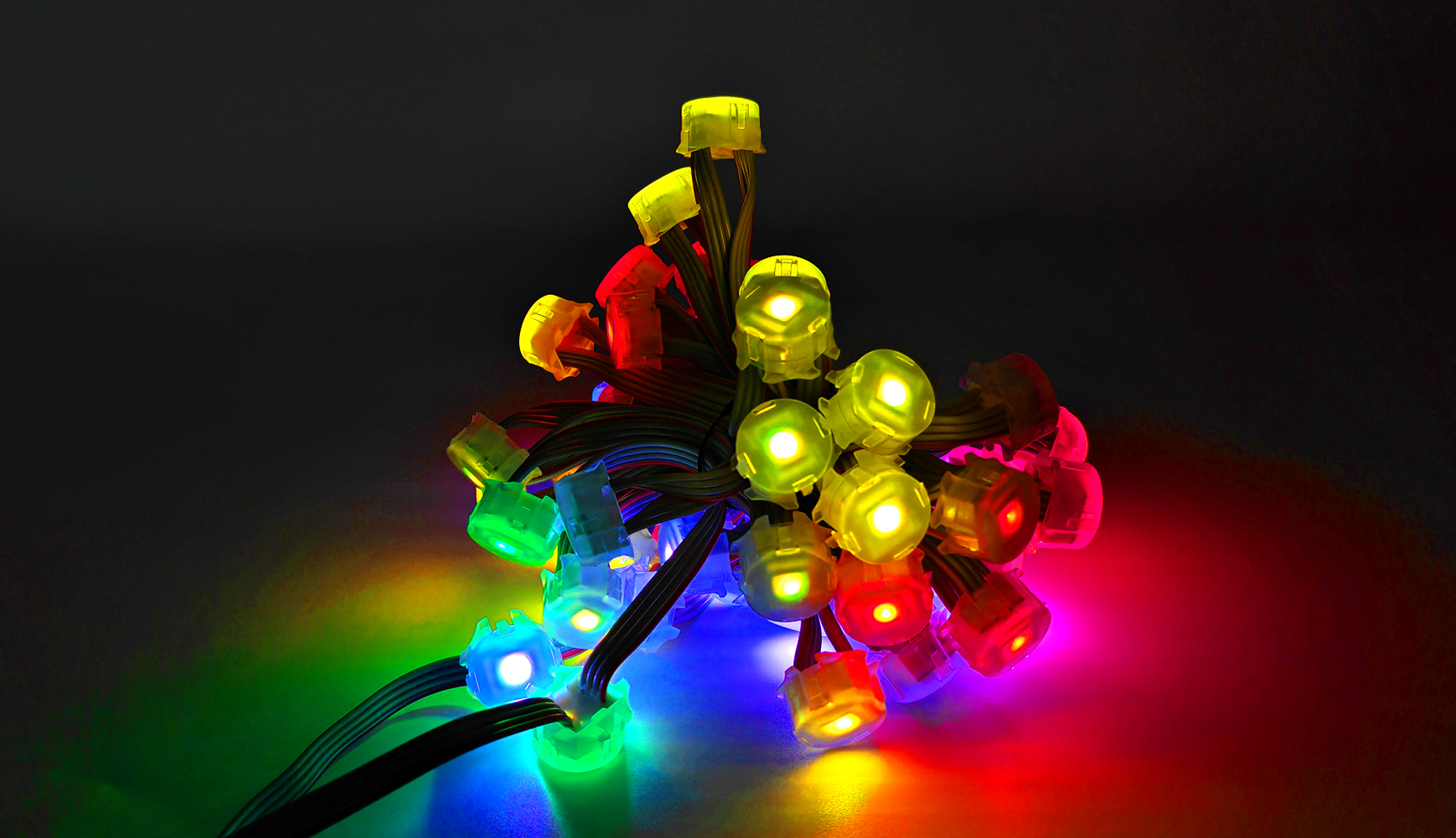 12В умные RGB наружные светодиодные фонари DMX512 Управление IP67 водонепроницаемость для садового декора