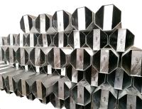 127mm 45FT Metal Utility Pole 750KGF Galvanized Tapered Steel Tube