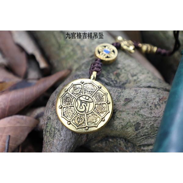 New Handmade Wallet Men And Women Long Zipper Bag Ethnic Style Vertical Genuine Leather Rotating Nine-Square Wallet Men And Women
