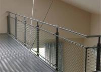 portez le câble de résistance Mesh For Corridoer de balustrade du fil solides solubles de 2.0mm