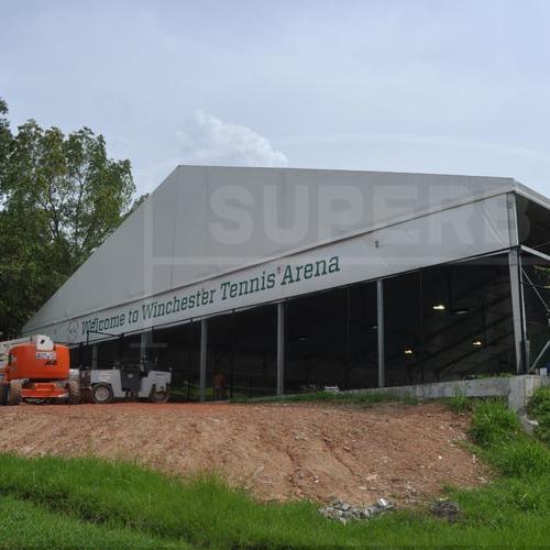 Clear Span Large Transparent Glass Wall Outdoor Marquee Tent Weather Resistant