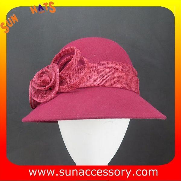 2325 Sun Accessory customized fashion winter wool felt fashion style  hats  ,women hats and caps wholesaling