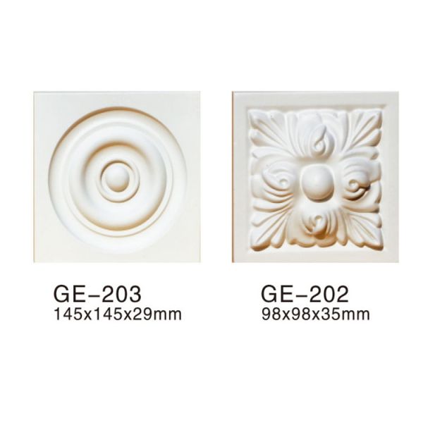 GE-211 Guarantee New Classical Apartment Polyurethane Door And Frame Set 