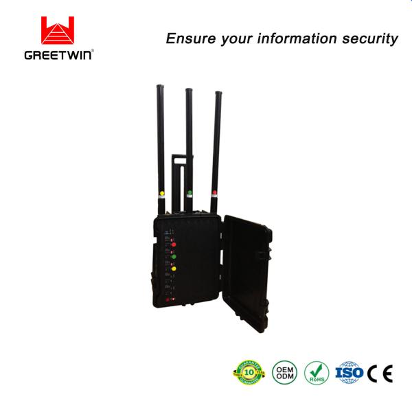 Bluetooth LOJACK Desktop Signal Jammer 2.5dBi Antennas 40m Desktop