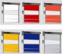 La grande vitesse à télécommande enroulent la porte rapide industrielle des portes 1.5m/s de PVC