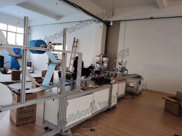Disposable Face Mask Making 100pcs/Min Auxiliary Equipment