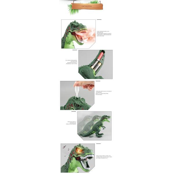 Finished Goods Electric Dinosaur Toy With Light And Sound A Collector's Pride And Joy