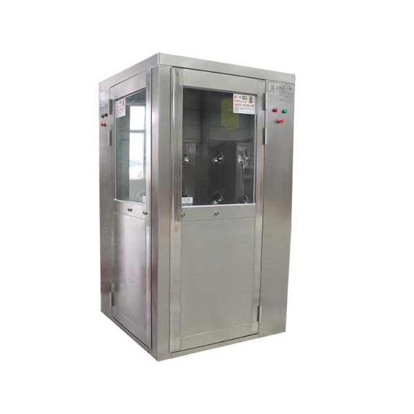Air Shower Room Double Person Single Person Cleanroom Air Shower 99.99% Efficiency Automatic Sliding Door Air Shower