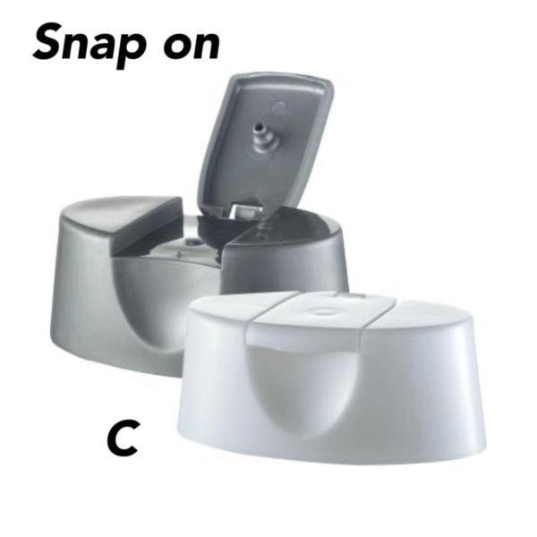 24мм пластиковая бутылка для кондиционирования волос с овальной крышкой