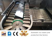 La cadena de producción automática del cono de helado fabricantes directos puede ser cono de helado modificado para requisitos particulares del tamaño que hace la máquina