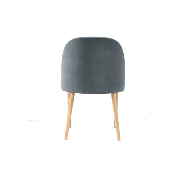Strong 630mm 840mm Velvet Upholstered Chairs   For Cafe