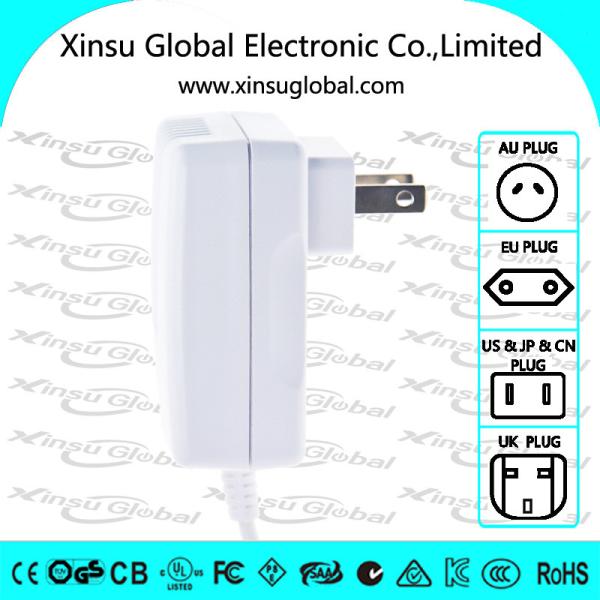 wall mount power adapter external 12V 2A power adapter for LED CCTV camera security system Led lamp