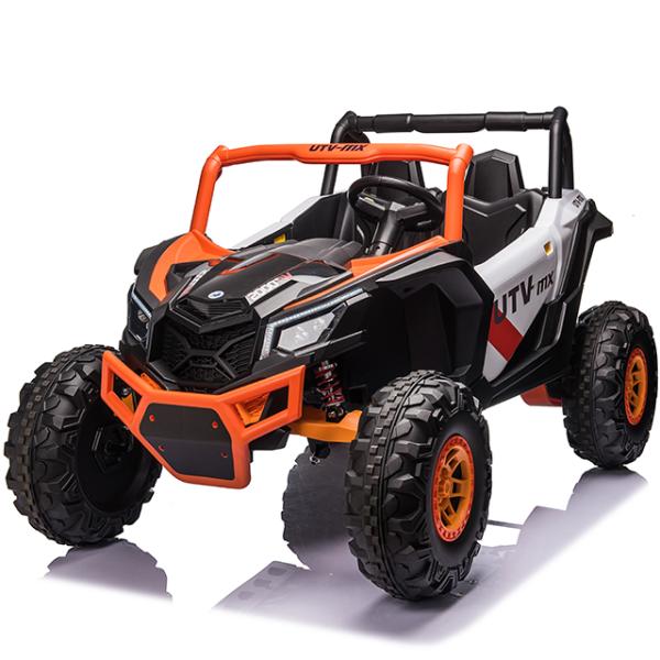 PP plástico 2 asientos 4 ruedas luz de música niños UTV Ride On Car juguete con batería 12V10AH