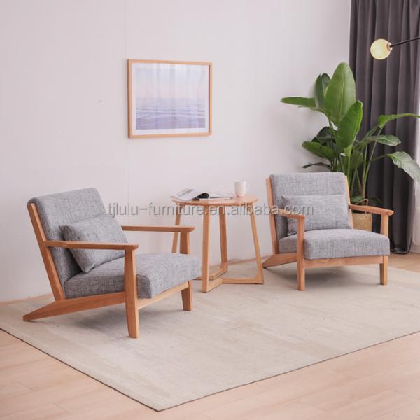 Single Couch Living Room Sofas with Removable Cover and Nordic Lazy Sofa Chair