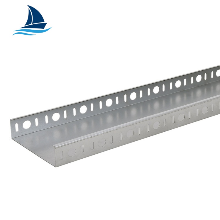 Stainless Steel Brown Tray Industrial Cable Trunking With CE Certification Ventilated