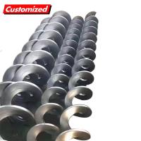 Nouvelle lame à vis en acier inoxydable à vis en spirale pour usine de fabrication et moissonneuse convoyeur en spirale facile à utiliser convoyeur à vis