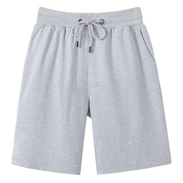 Spring Breathable Cotton Gym Shorts Basketball Knitted Lounge Shorts