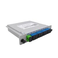 Caixa do conector do único modo LGX SC/UPC da separação da fibra do divisor do PLC da fibra ótica 1*8