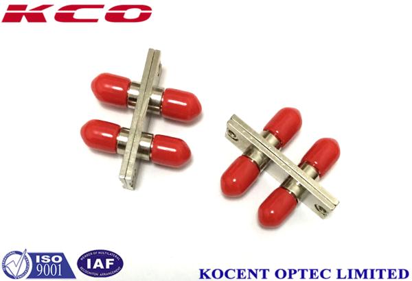 DIN Duplex Fiber Optic Cable Connectors Single Mode SM DX Metallic Hybrid