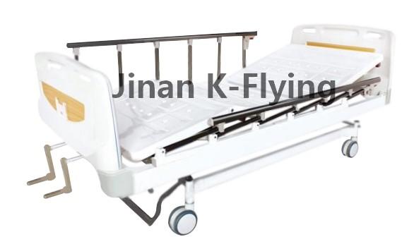 2180mm Nursing Care Bed , 65 Back lifting ABS Hospital Bed