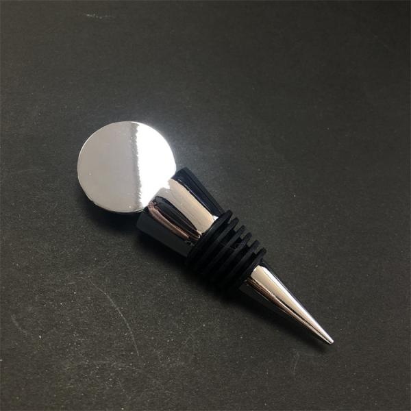 Engraved Logo Promotional Business Gifts Red Wine Glass Bottle Stopper