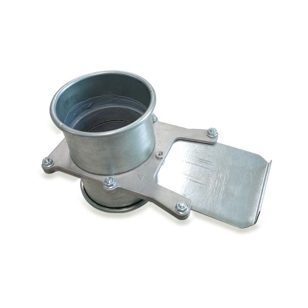 amortisseur manuel de la poussière de Blastgate en métal de 4 pouces