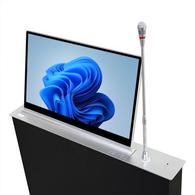 Sistema de conferência sem papel de elevador de tela LCD ultra fino para computador