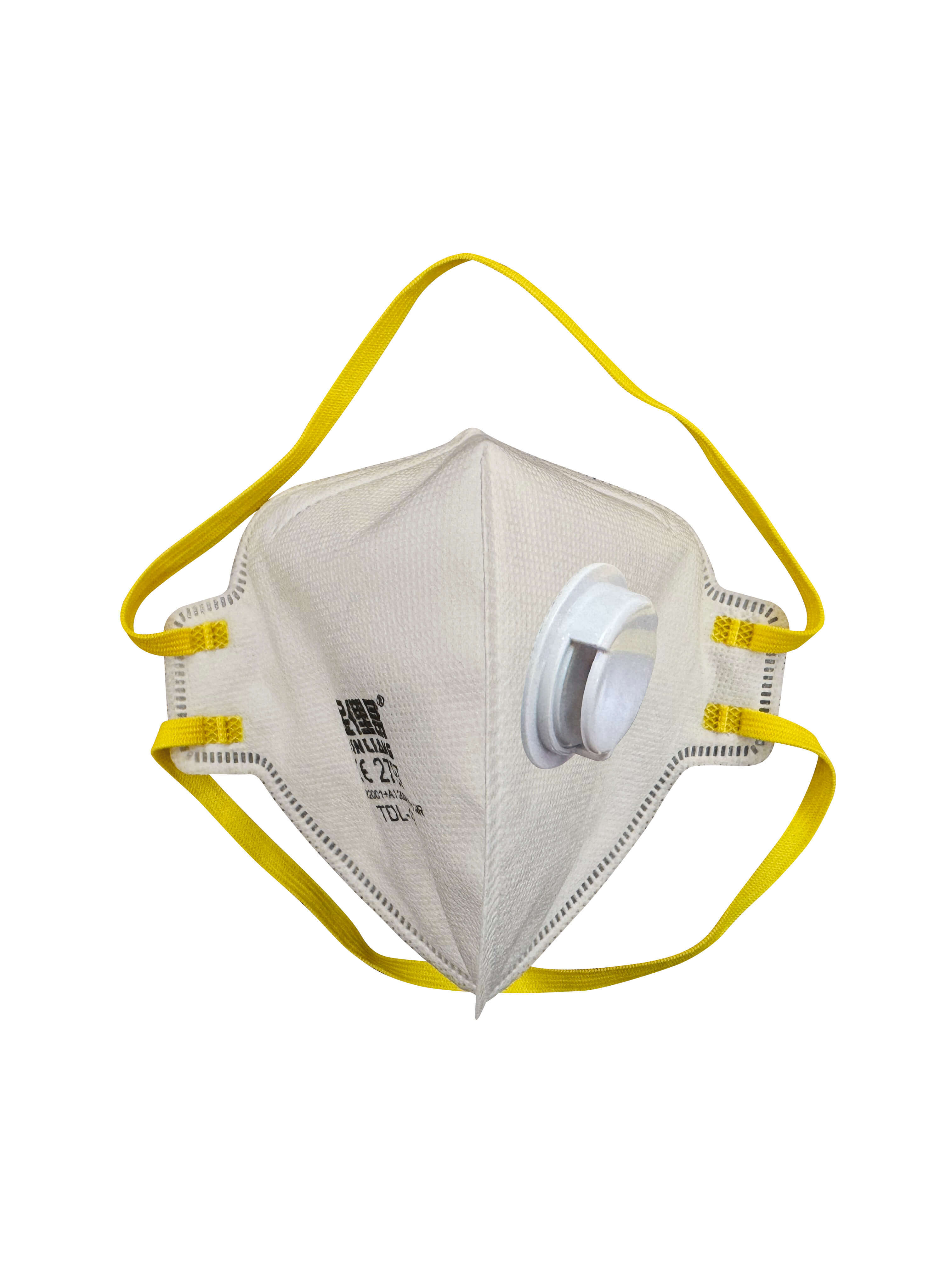 EN149 FFP2 Disposable Use Cup-shaped Respirator Mask With Headbands Wearing And Exhalation Valve