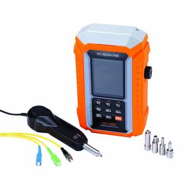 Orange Color FTTH Fiber Optic Power Meter All In One With 3.5 Screen