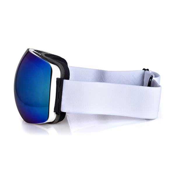 Anti-fog UV400 Magnetic Ski Goggles with Customizable Spherical Polycarbonate Lenses