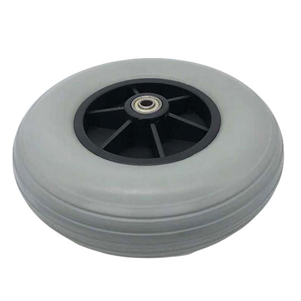 PU Foam Long Life  Non Toxic 8 Inch Wheelchair Caster Wheels