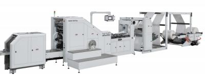 HJ-330L-2L Roll Feeding Double Layer Square Bottom Paper Bag Making Machine#Double Layer Square Bottom Paper Carry Bag