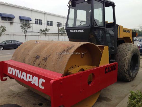 Used Dynapac CA30D Road Roller Compactor Machine with 30% Grade Ability and Affordable