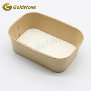 Rectangular Kraft Paper Bowls Paper Soup Bowls Sustainable Eco Friendly