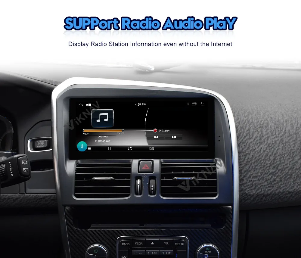 Автомобильное радио для Volvo XC60 (2009-2017) 8,8 дюйма Авто аудио мультимедийный проигрыватель GPS навигационный магнитофон HD экран