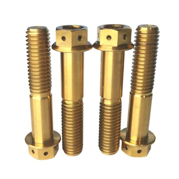 DIN6921 Factory Direc Anodized M8x30mm Flange Bolt Hex Flange Head Titanium Bolt Automotive Flange Bolts