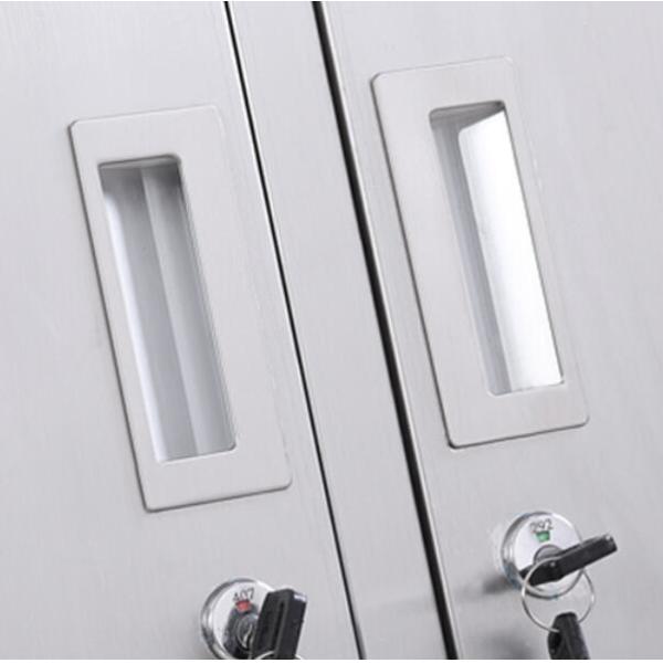 Stainless Steel RAL Color D500mm Metal Wardrobe Cabinet