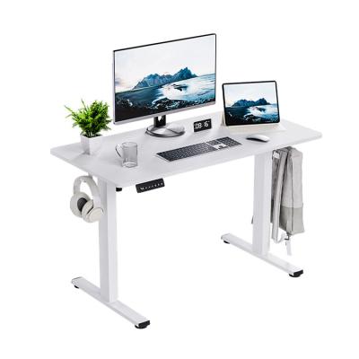 Luxury Design Home Standing Table with Metal Frame and Electric Height Adjustment