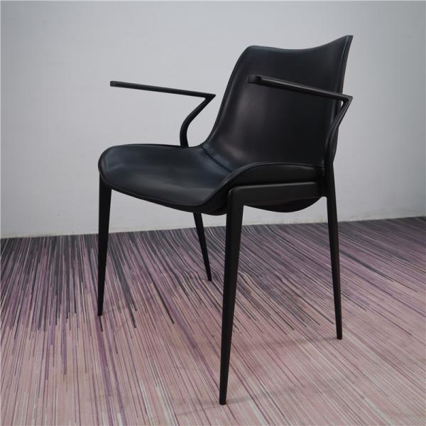 Assembled Armrests Lounge 54x59x82cm Painted Dining Chair