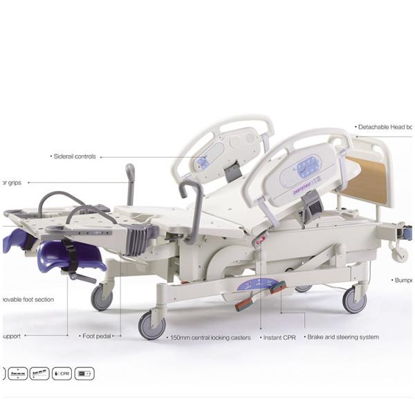 Hospital Electric Gynecology Operating Table Obstetric Delivery Bed