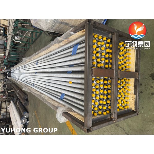 High Efficiency Air Heater KL Finned Tubes - A179 + Aluminum